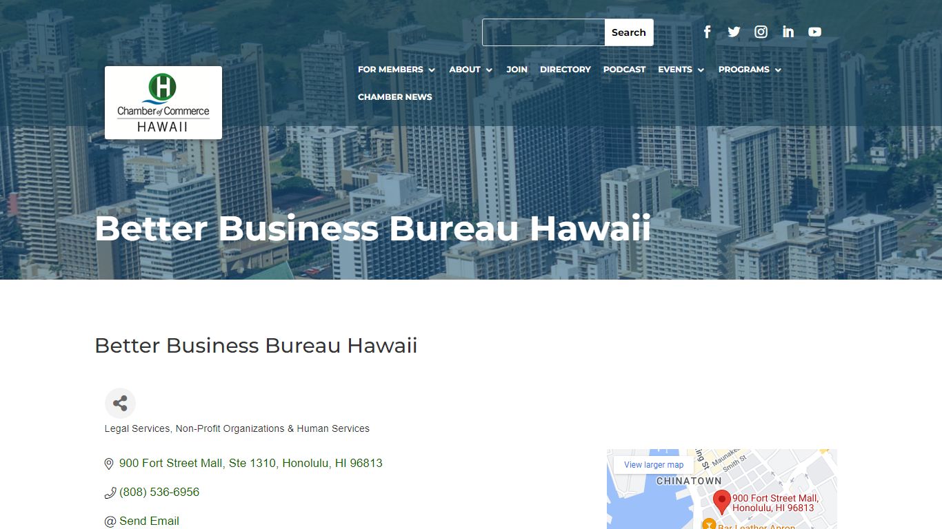 Better Business Bureau Hawaii | Legal Services | Non-Profit ...